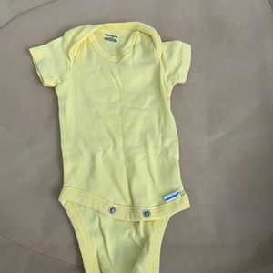 yellow onesie